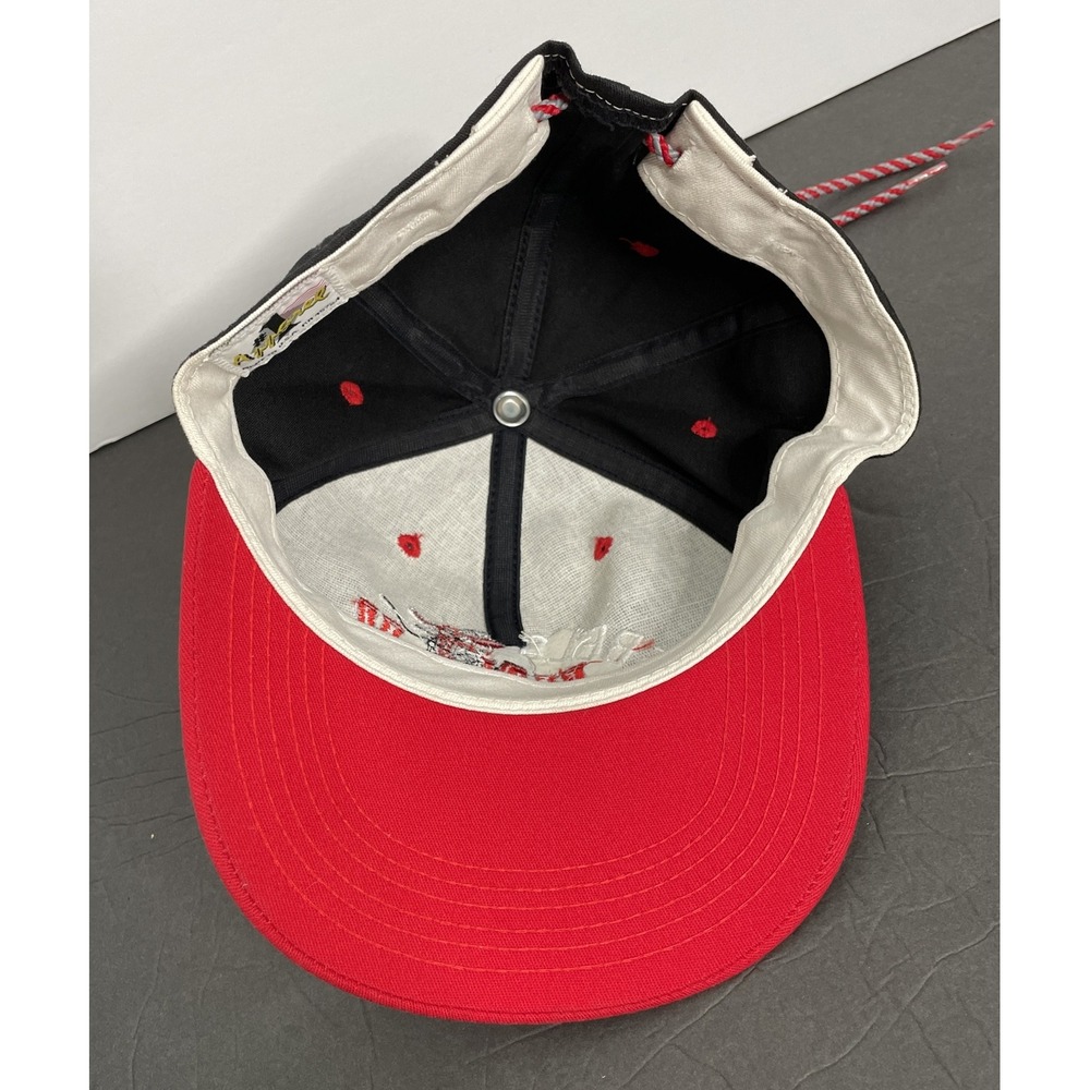 Vintage 90s UNLV Runnin Rebels adjustable string hat cap #1 Apparel - Picture 6 of 7